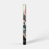 マグノリア抽象芸術花 SAMSUNG GALAXYケース (右側面)