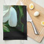 マグノリア接写 キッチンタオル (四つ折り)