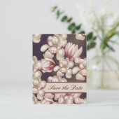 マグノリア日付のマグノリア結婚招待状を保存 セーブザデート (スタンド正面)