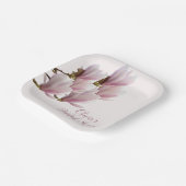 マグノリア日本のブライダルシャワー ペーパープレート (傾斜あり)