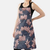 マグノリア日本の花、シームレス、ヴィンテージスタイル エプロン (インサイチュ)