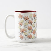 マグノリア春 ツートーンマグカップ (左)