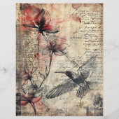 マグノリア植物古写本 レターヘッド (裏面)