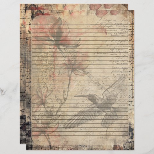 マグノリア植物古写本 レターヘッド (正面/裏面)