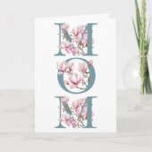 マグノリア母の日のグリーティングカード カード (正面)