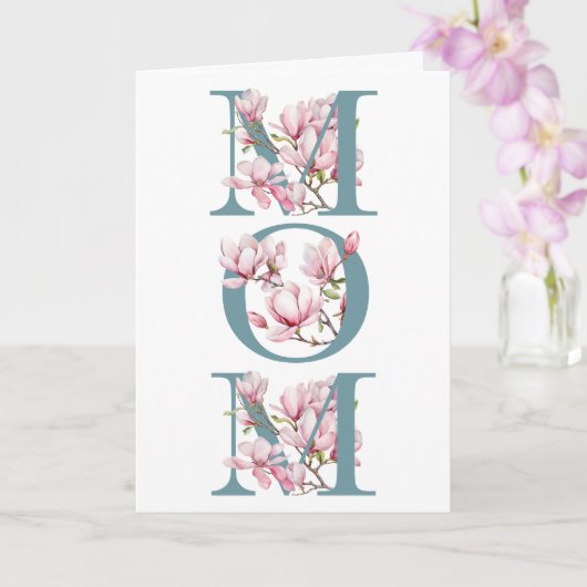 マグノリア母の日のグリーティングカード カード (蘭)