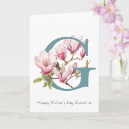 マグノリア母の日のグリーティングカード カード