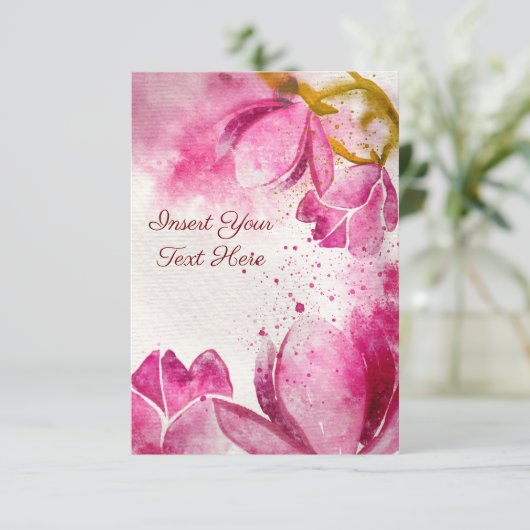 マグノリア水彩 カード (スタンド正面)