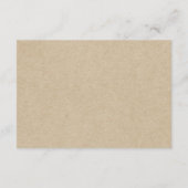 マグノリア素朴フローラ白赤面披露宴 エンクロージャーカード (裏面)