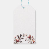 マグノリア素朴銅弓リース ギフトタグ (裏面)