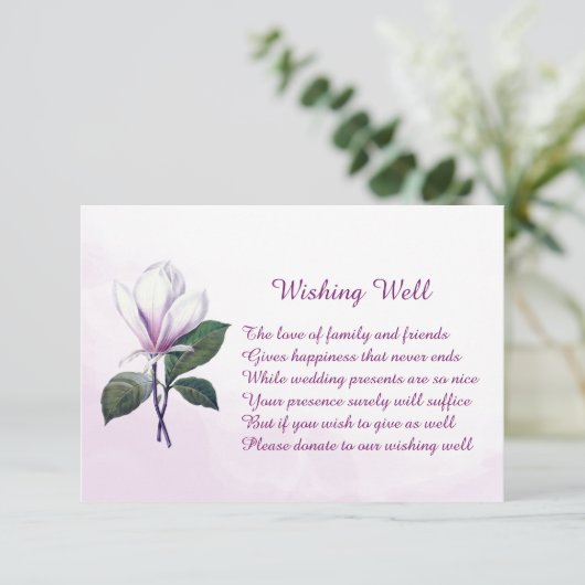 マグノリア結婚の願い井戸のカード エンクロージャーカード (スタンド正面)