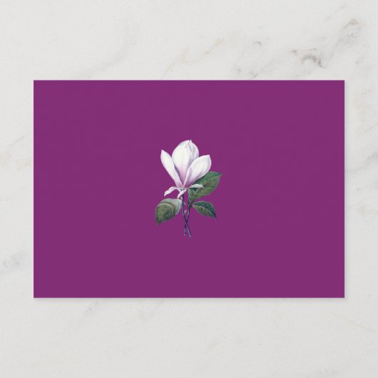 マグノリア結婚の願い井戸のカード エンクロージャーカード (裏面)