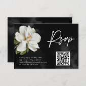 マグノリア結婚のQRコード 出欠カード (正面/裏面)