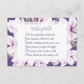 マグノリア結婚バイオレットの願い井戸カード エンクロージャーカード (正面)