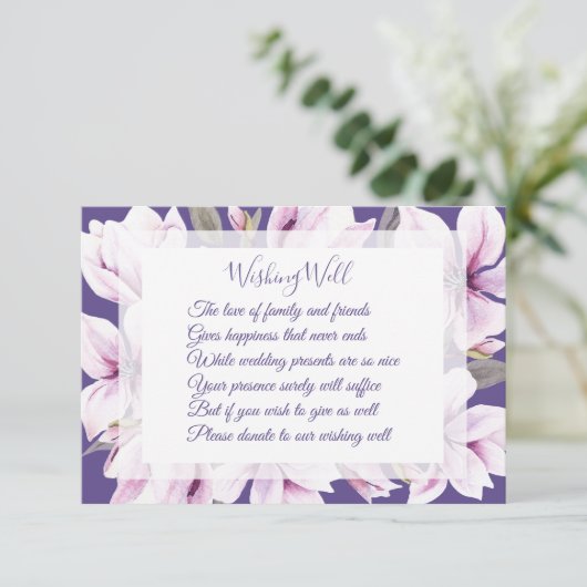 マグノリア結婚バイオレットの願い井戸カード エンクロージャーカード (スタンド正面)