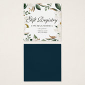 マグノリア結婚フローラのギフト登録証 (正面&裏面)