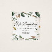 マグノリア結婚フローラのギフト登録証 (正面)