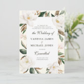 マグノリア結婚フローラ取消発表 招待状 (スタンド正面)