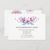 マグノリア結婚フローラ宿泊施設 エンクロージャーカード (正面/裏面)