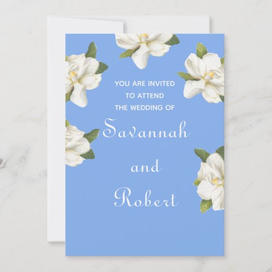 マグノリア結婚ブロッサム 招待状 (正面)