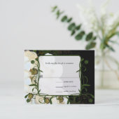 マグノリア結婚式招待状オンアイスRSVP 出欠カード (スタンド正面)