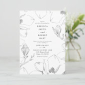 マグノリア結婚式招待状01 招待状 (スタンド正面)