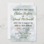 マグノリア結婚式招待状 招待状 (正面)