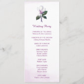 マグノリア結婚式 プログラム (裏面)