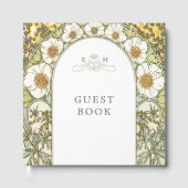 マグノリア結婚金ゴールドアールヌーボー ゲストブック (正面)