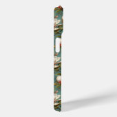 マグノリア花のパターン名とモノグラム Case-Mate iPhoneケース (裏面 / 右)