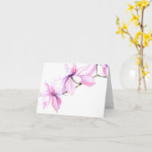 マグノリア花アートカード(a74) カード (黄色い花)