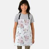 マグノリア花イラストレーション エプロン (インサイチュ)
