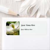 マグノリア花クローズアップ ラベル (インサイチュ)