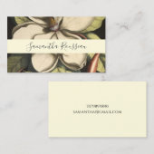 マグノリア花スクリプト名 コーリングカード (正面/裏面)