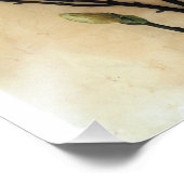 マグノリア花スタイリッシュ写真 フォトプリント (角)