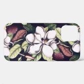 マグノリア花パターン Case-Mate iPhoneケース (裏面 (横))