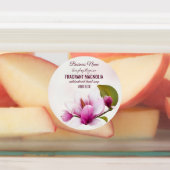 マグノリア花ビジネスラベル ラベル (貼付)