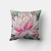 マグノリア花モザイク クッション (裏面)