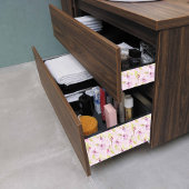 マグノリア花柄の切り離し 薄葉紙