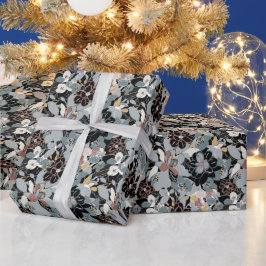 マグノリア花柄 ラッピングペーパー