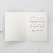 マグノリア花母の娘のデイカード カード (内部)