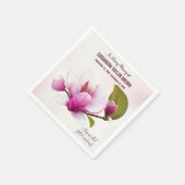 マグノリア花葬祭記念碑 スタンダードカクテルナプキン (角)