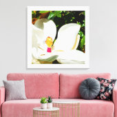 マグノリア花 キャンバスプリント (インサイチュ (リビング))