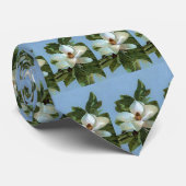 マグノリア花 ネクタイ (ロール)