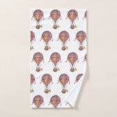 マグノリア花 バスタオルセット (ハンドタオル)