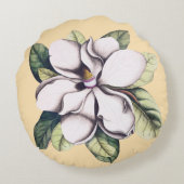 マグノリア花 ラウンドクッション (裏面)