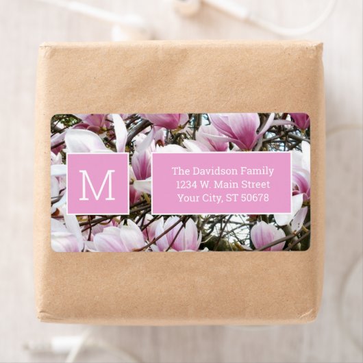マグノリア花 ラベル (インサイチュ)