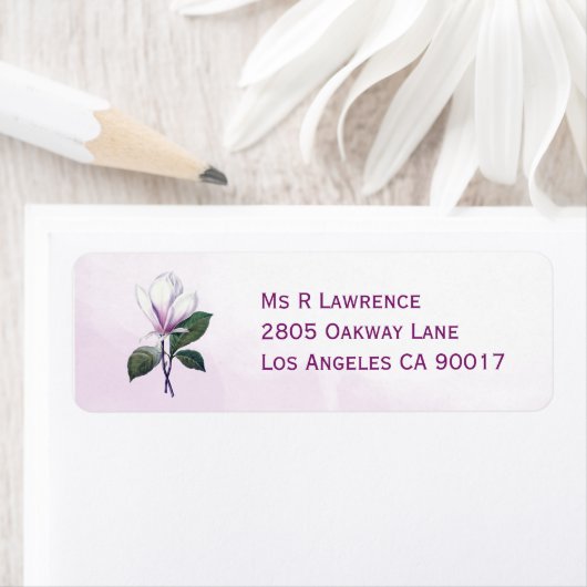 マグノリア花 ラベル (インサイチュ)