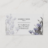 マグノリア花 名刺 (裏面)