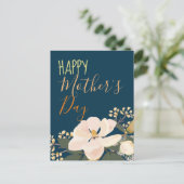 マグノリア花/母の日 ポストカード (スタンド正面)